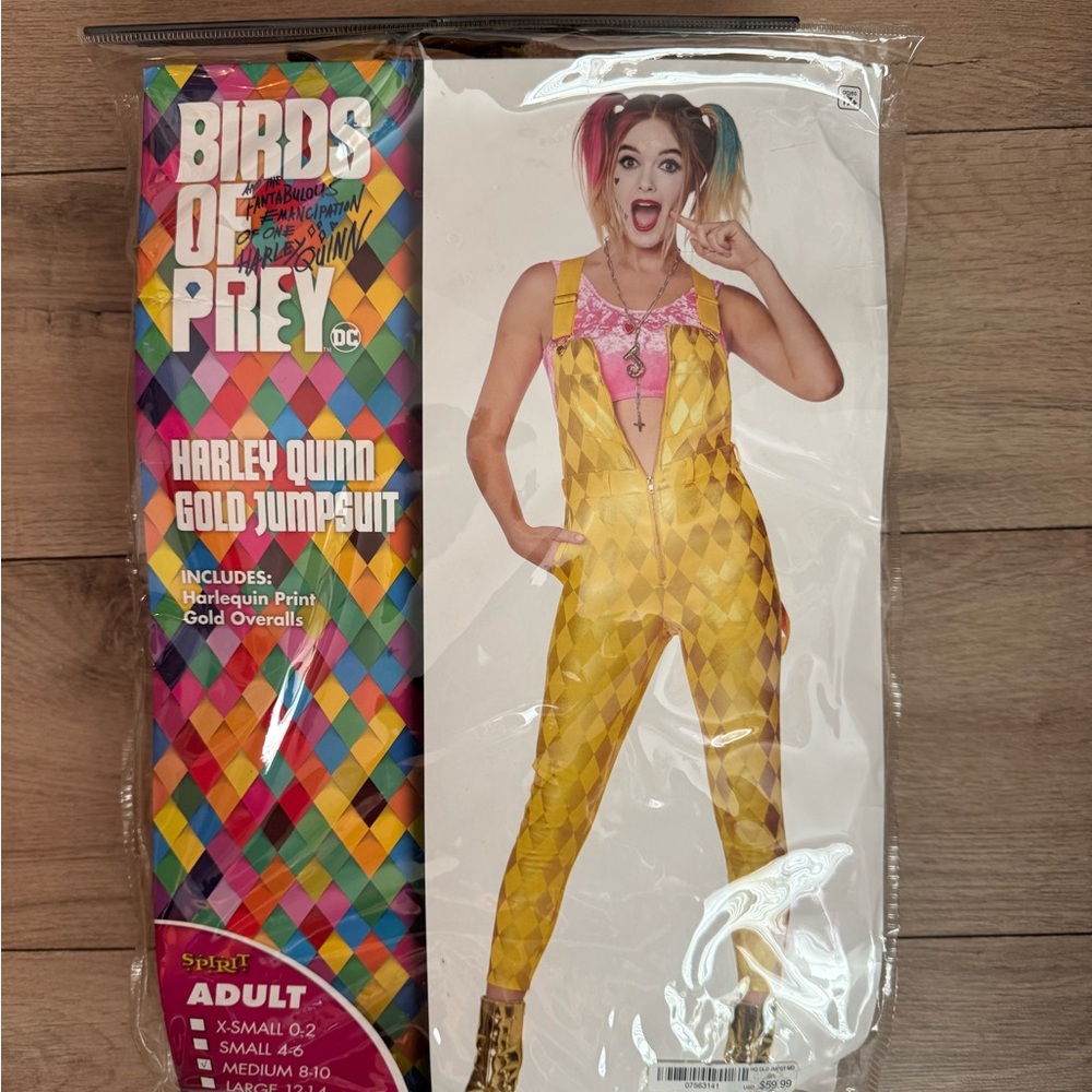 Spirit Gold and Black Harlequin Costume